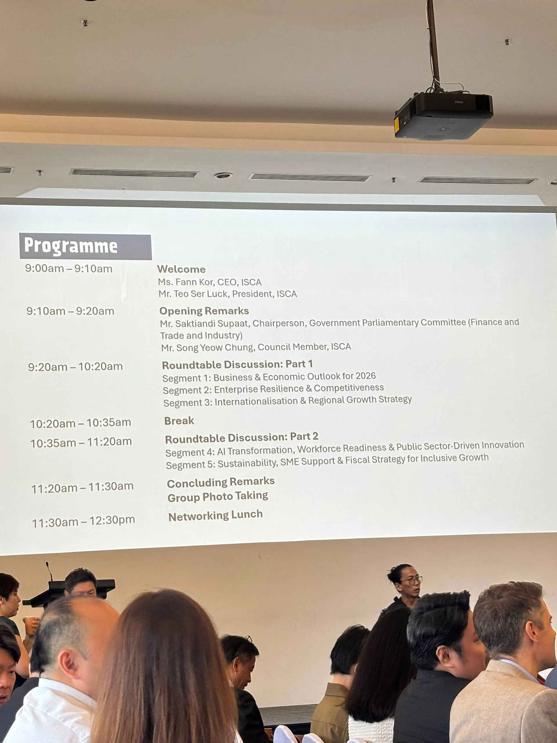 ISCA Pre-Budget 2026 Roundtable